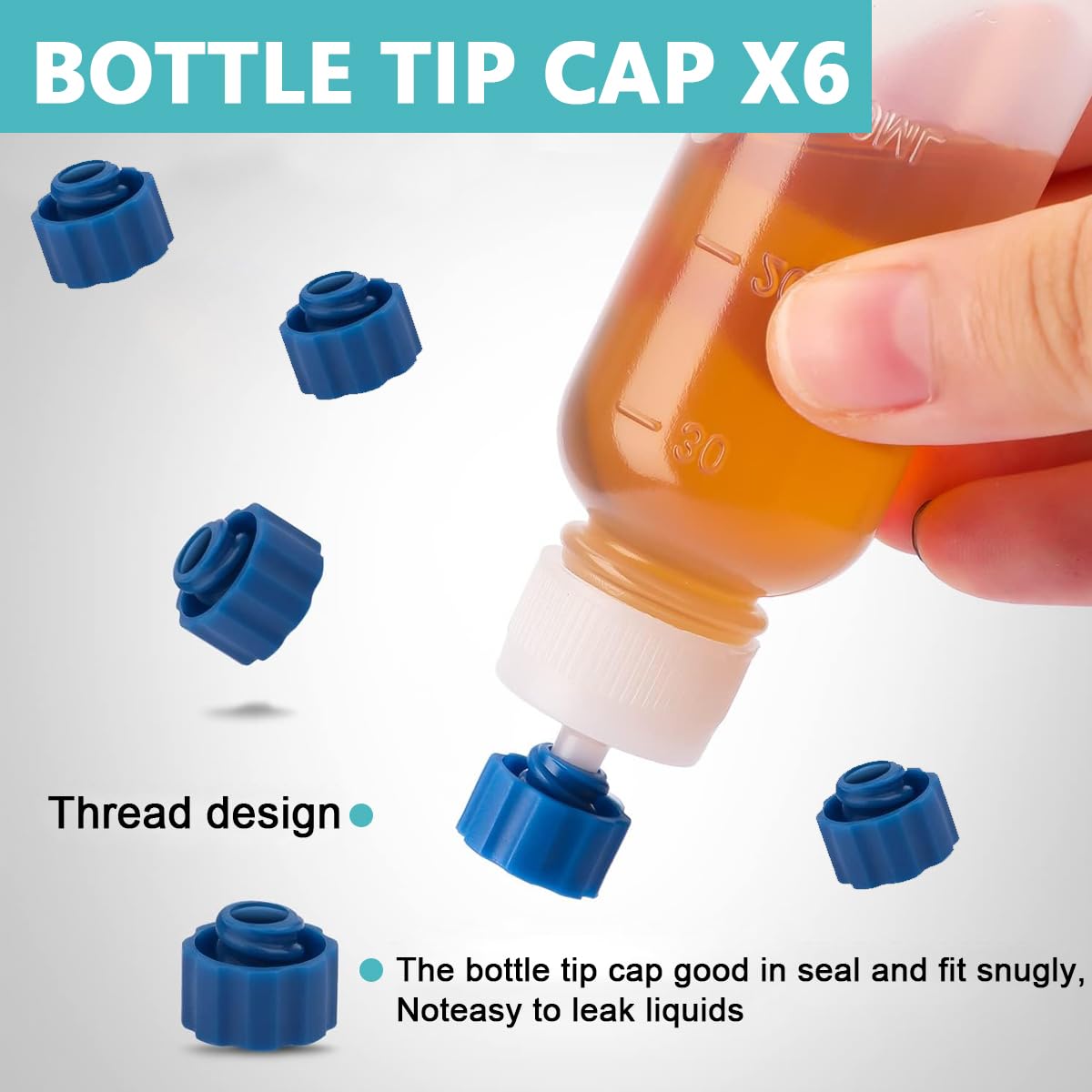 HASTHIP 6 Pcs Glue Applicator Bottles, Oil Dropper Bottle with Blunt Tip Needle, 14ga 16ga 18ga 20ga for Glue Applications, Acrylic Painting HASTHIP 6 Pcs Glue Applicator Bottles, Oil Dropper Bottle with Blunt Tip Needle, 14ga 16ga 18ga 20ga for Glue Applications, Acrylic Painting